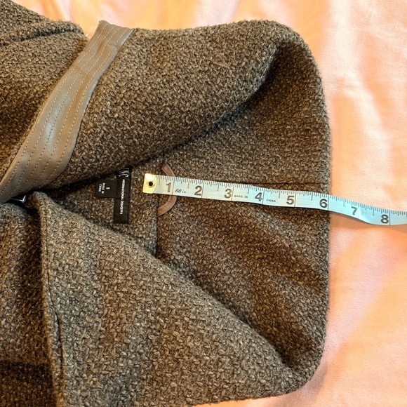 INC International Concepts Charcoal Teddy Jacket - Picture 10 of 11